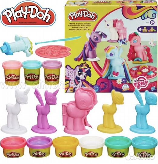 Интерактивная игрушка fisher price/play doh набор