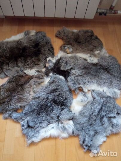 Варежки ангора,шкурки кролик