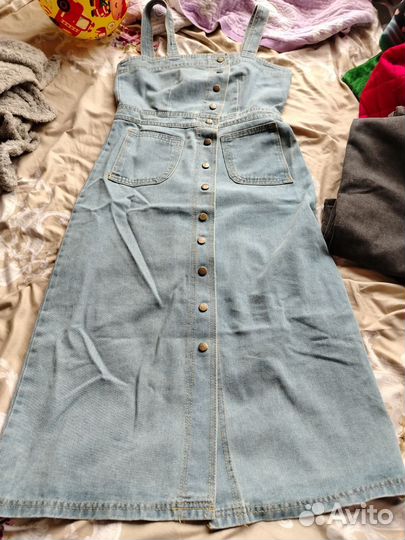 Джинсовый сарафан