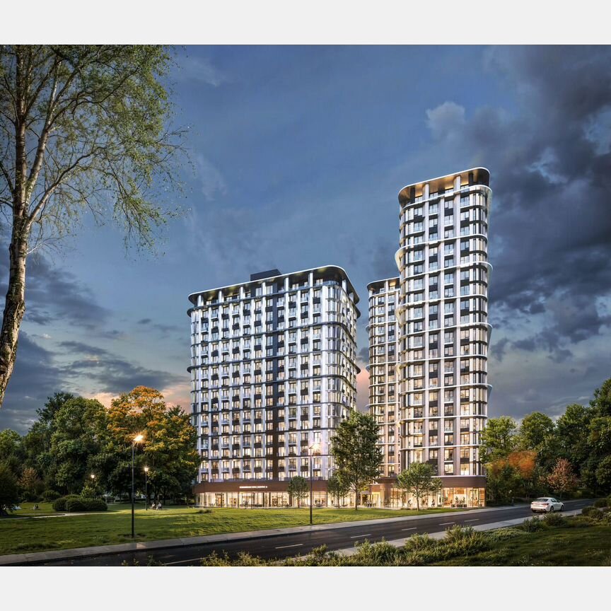 2-к. квартира, 50,3 м², 2/21 эт.