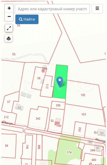 Участок 24,7 сот. (СНТ, ДНП)