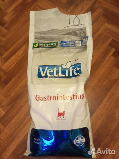 Vetlife gastrointestinal для кошек сухой