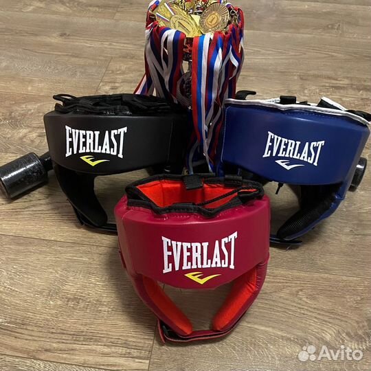 Бойцовский/Боксерский шлем everlast