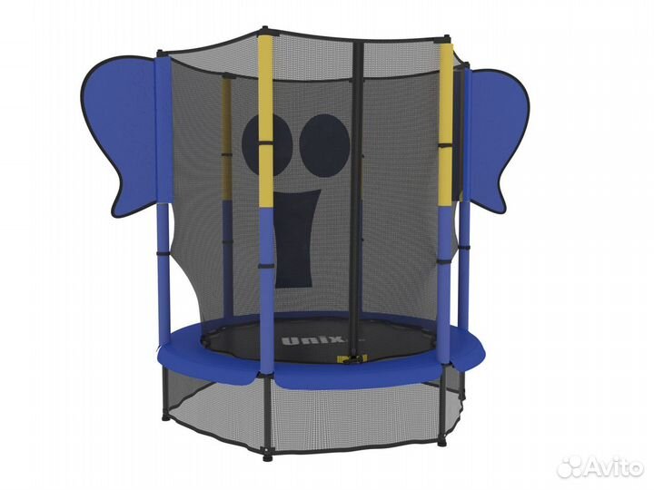 Батут unix line 4.6 ft elephant (140 cm)