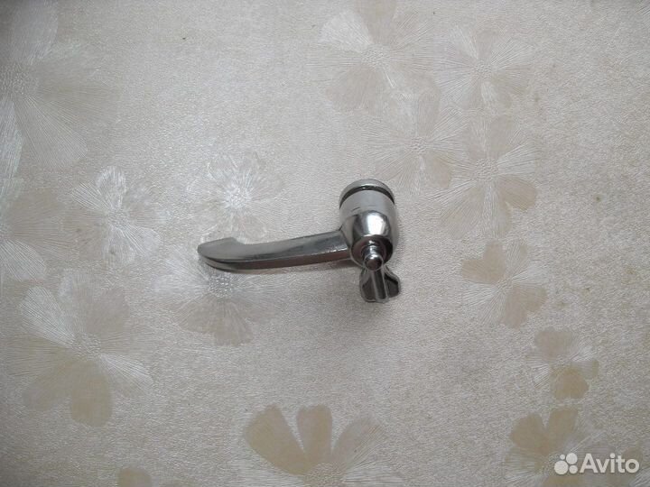 Коллекционный правый замок форточки хром СССР