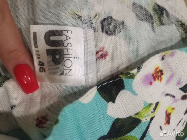 Платье женское летнее 100% лен 46