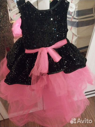 Праздничные платье и юбка на 2-3 года