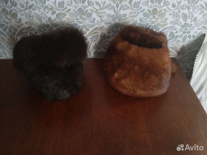 Меховые шапки норка