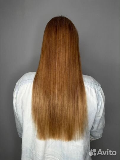 Кератиновое выпрямление волос