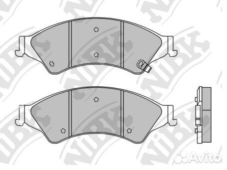 Колод. торм. диск. NiBK PN51001 PN51001 NiBK