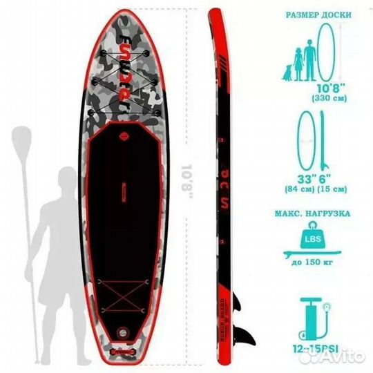 Сап-борд Feath-R-Lite FunWater Honor 10'8 Original