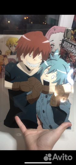 Аниме на стекле / нагиса и карма / класс убийц