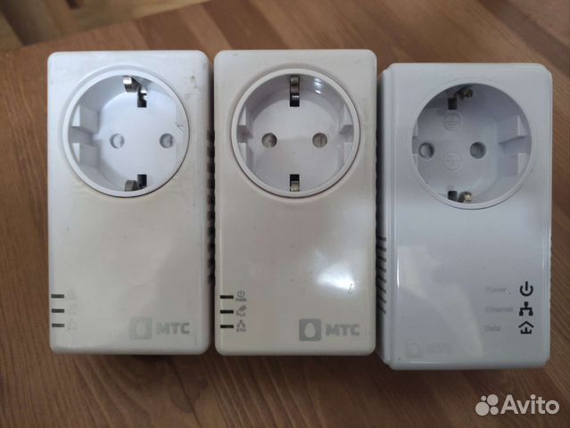 PLC адаптеры, есть 3 штуки купить в Москве | Электроника | Авито