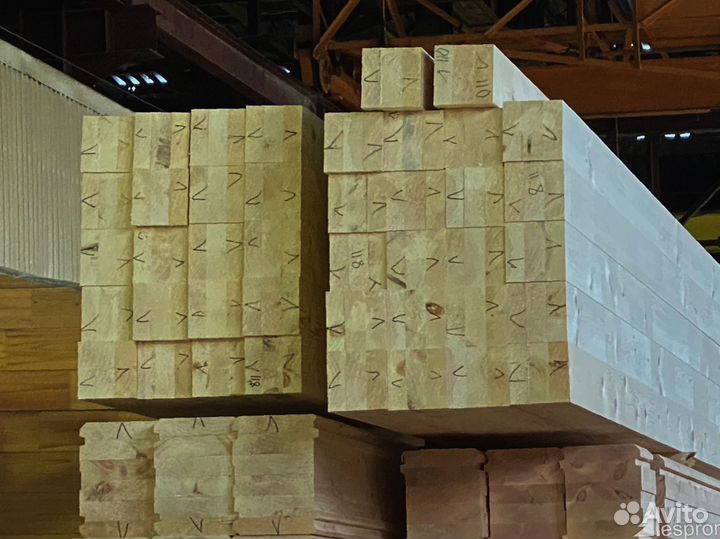 Брус из сосны для качественного строительства
