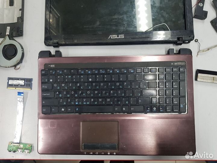 Asus K53SK в разборе, платы нет