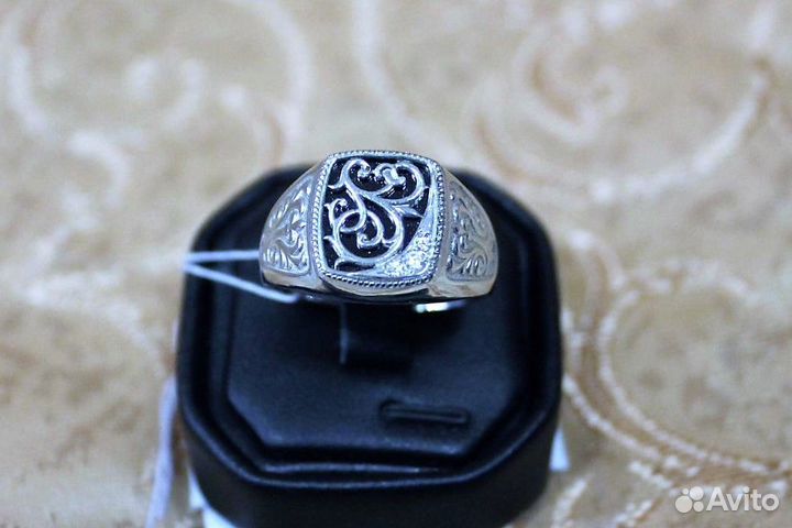 Перстень мужской серебро