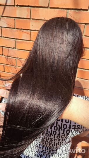 Кератиновое выпрямление волос