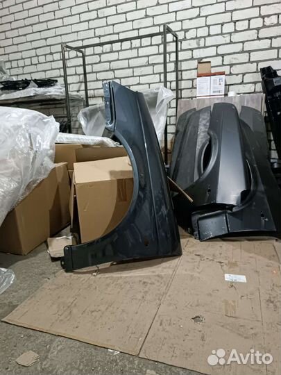 Крыло приора левое цвет серый (Борнео) 633