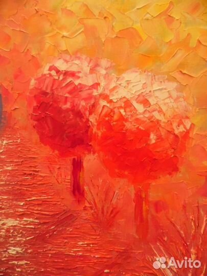 Картина 60х60, масло, холст