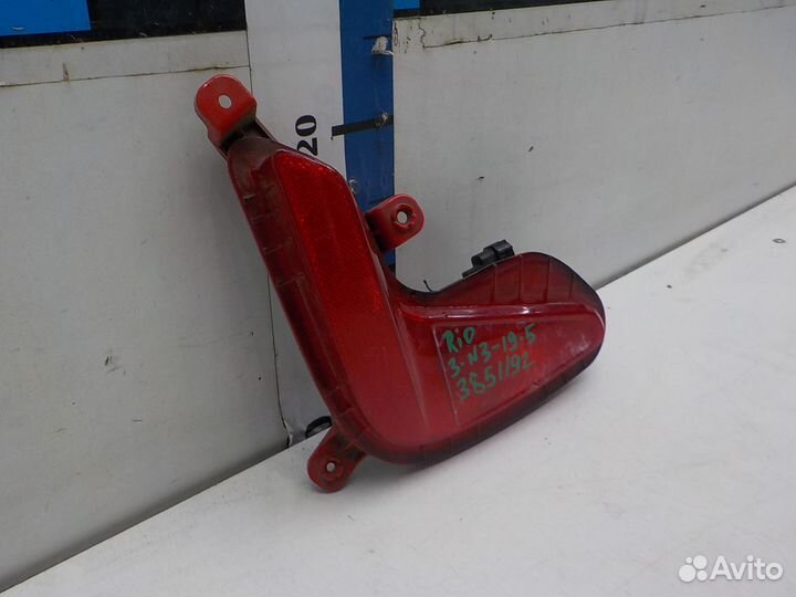 Фонарь противотуманный Kia Rio 2017