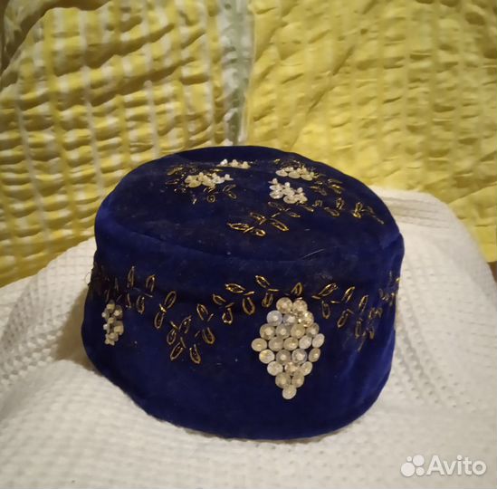 Тюбетейка женская, бархат. Р-р 54