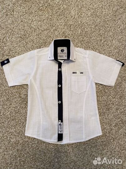 Рубашка с коротким рукавом на мальчика