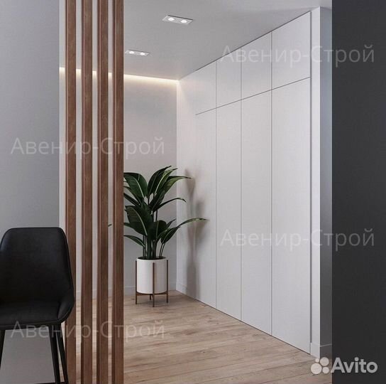 Дизайнерский ремонт квартир + дизайн проект