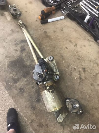 Трапеция дворников с моторчиком шевроле ланос