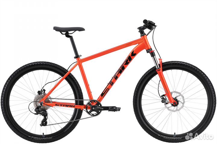 Велосипед Stark'24 Hunter 27.2 HD рыжий металлик/ч