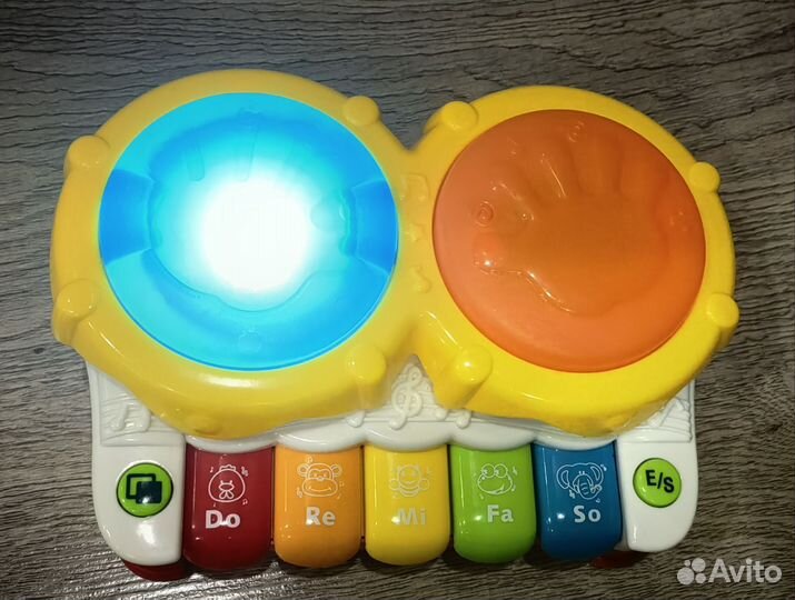 На доставке Барабаны пианино музыкальная игрушка