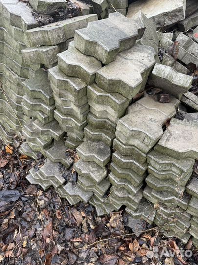 Тротуарная плитка бу