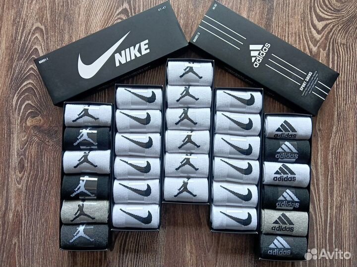 Носки Nike Adidas Reebok Jordan
