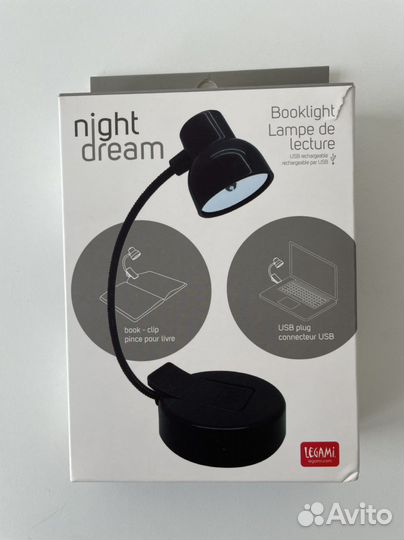 Книжный USB фонарь legami в родной коробке