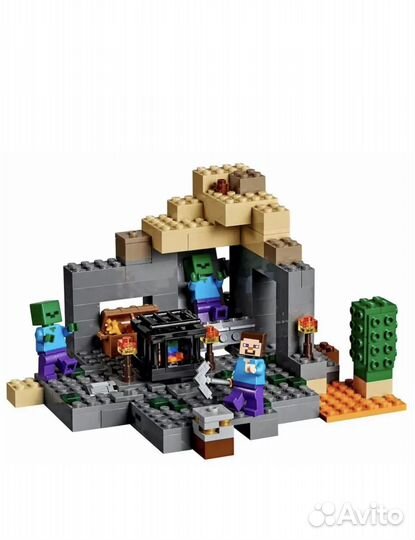 Lego майнкрафт заброшеная шахта