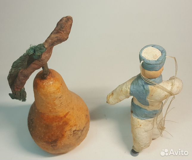 Ватная елочная игрушка СССР