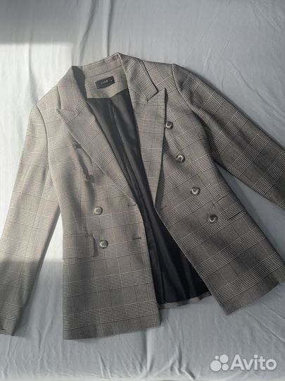 Пиджак серый в клетку Lime