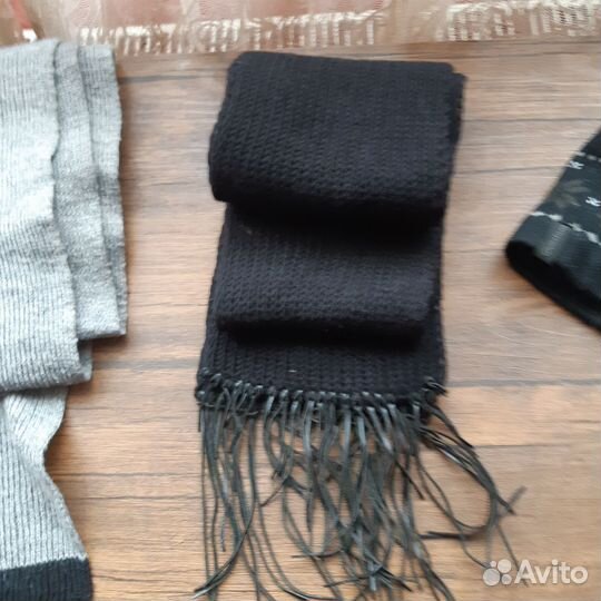 Шапка мужская шарф