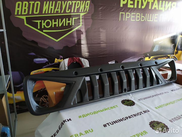 Злая решетка радиатора на Ниву 2121 Черная