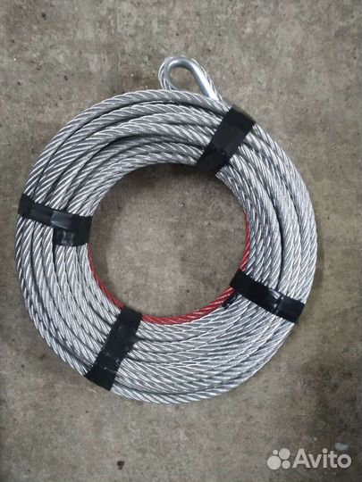 Трос для лебедки оцинкованный 11мм х 25,5 м Runwa
