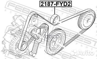 Ролик ремня приводного ford transit/citroen JUM