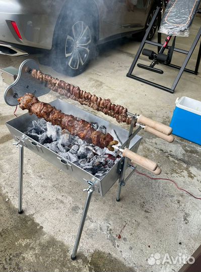 Барбекю мангал автоматический электрический