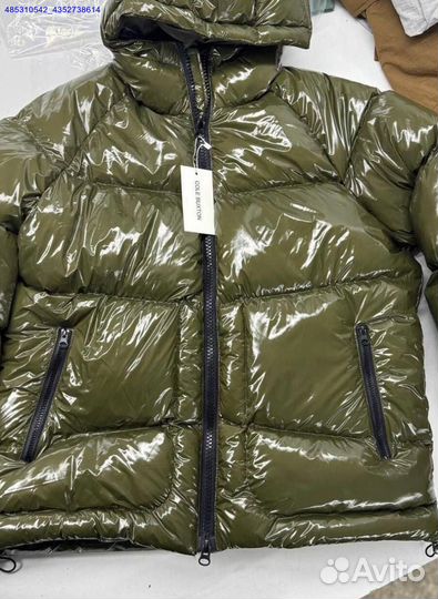 Пуховик Cole Buxton зеленый качество (Арт.97119)