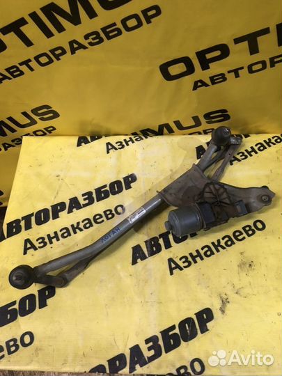 Трапеция стеклоочистителя с моторчиком Рено Логан