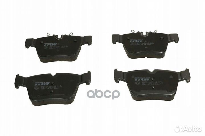 Колодки тормозные дисковые зад GDB2154 TRW