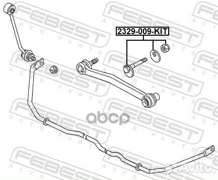 Болт развальный 2329-009-KIT Febest