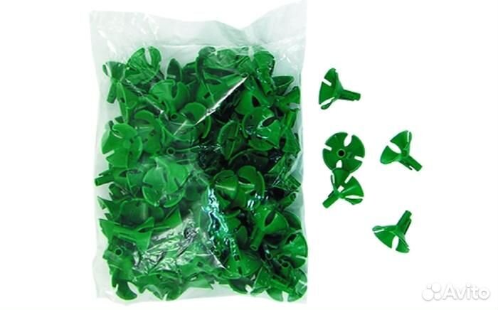 Розетка универсальная Зеленая 100 шт/уп