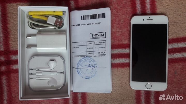 Телефон iPhone 6s 64Gb (идеал)