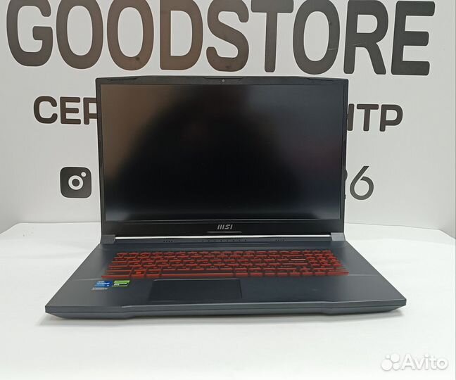 Игровой ноутбук 17.3-144GHz MSI i5-11/GTX2050/озу8