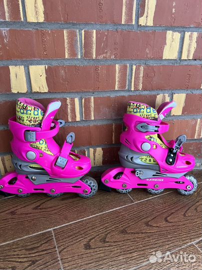 Роликовые коньки детские раздвижные