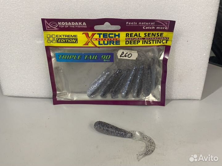 Твистер Kosadaka Triple Tail 90 SF